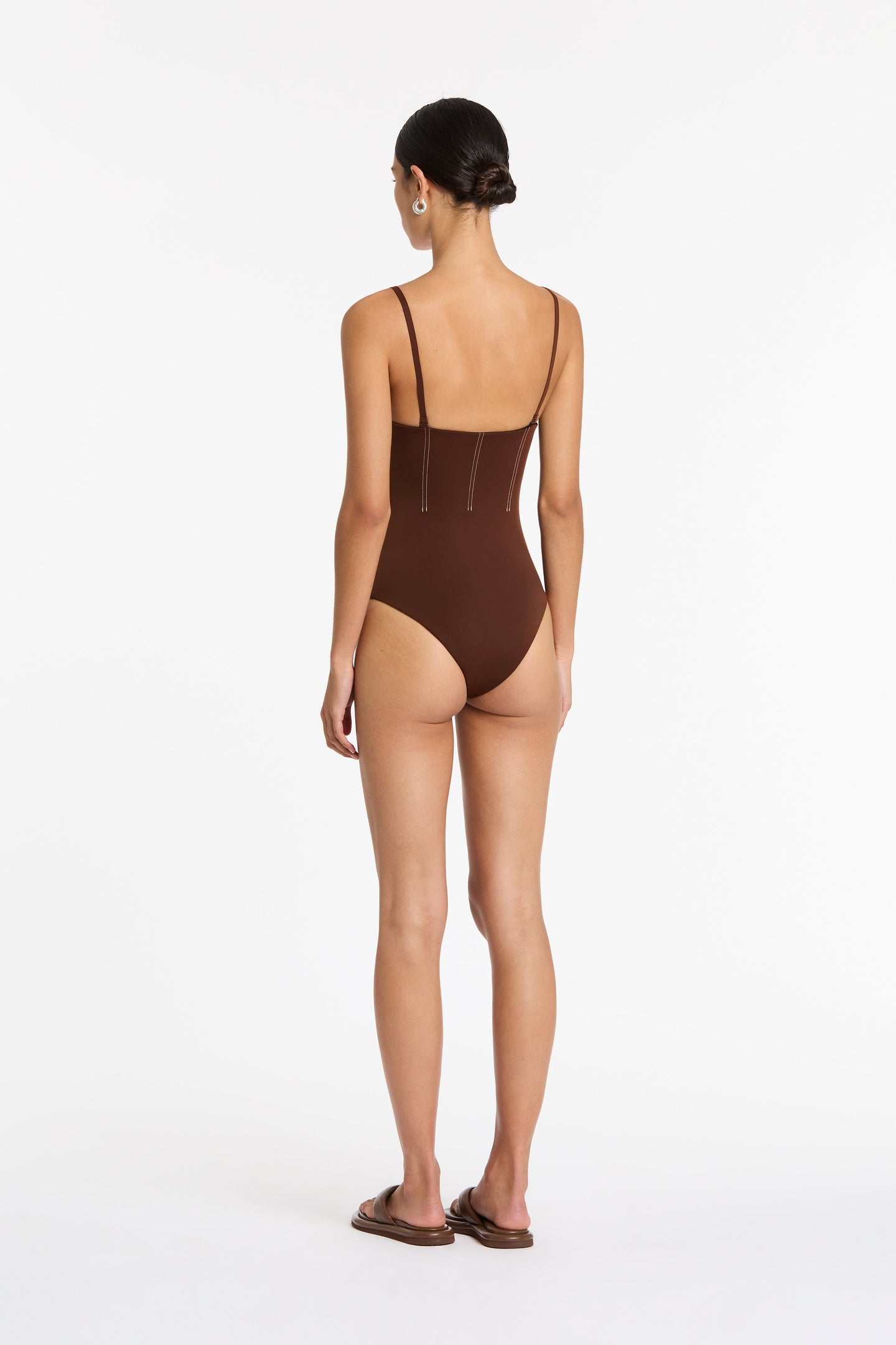 SIR the label Gio Corset One Piece CHOCOLATE