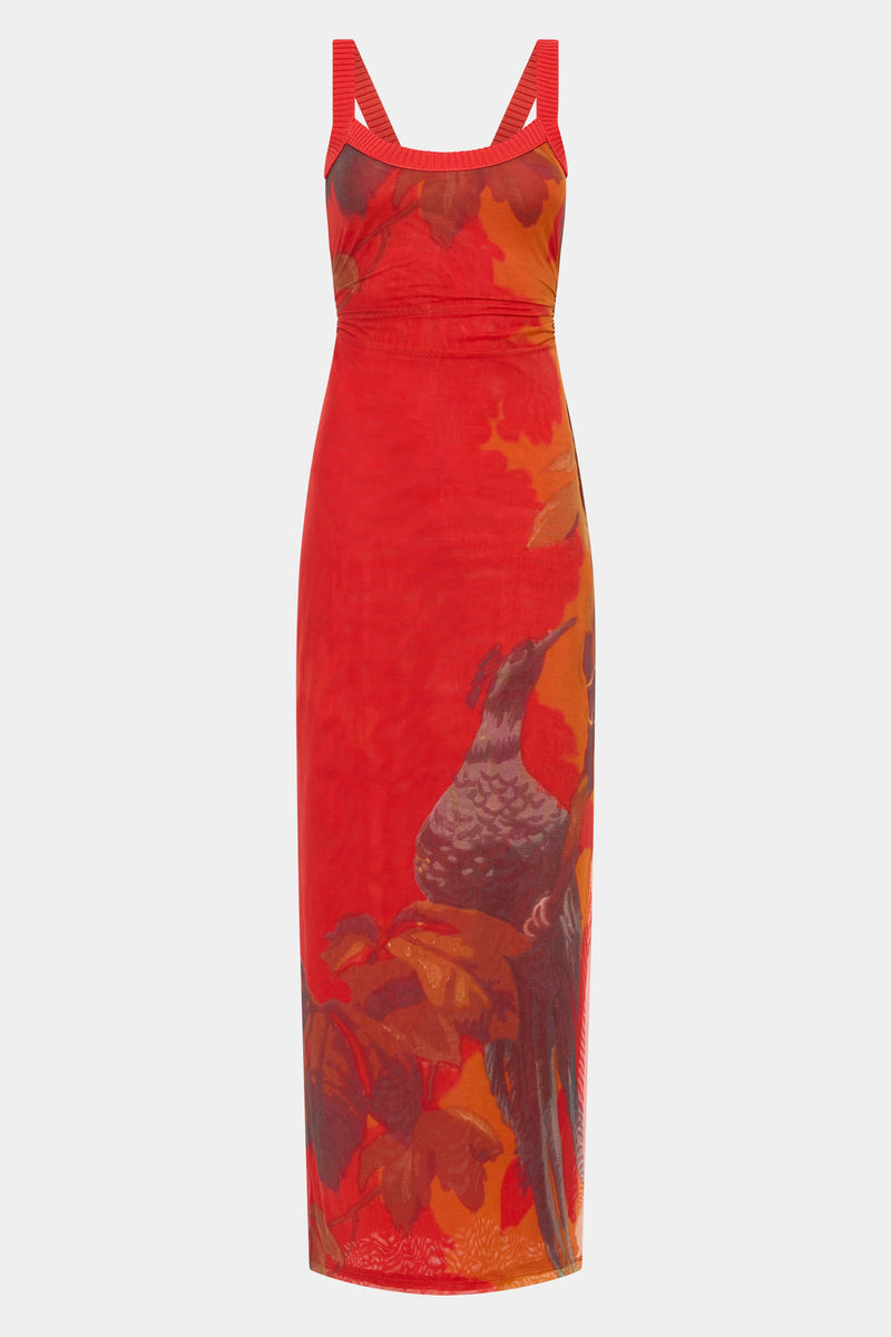 SIR the label Libertine Tank Midi Dress WREN PRINT