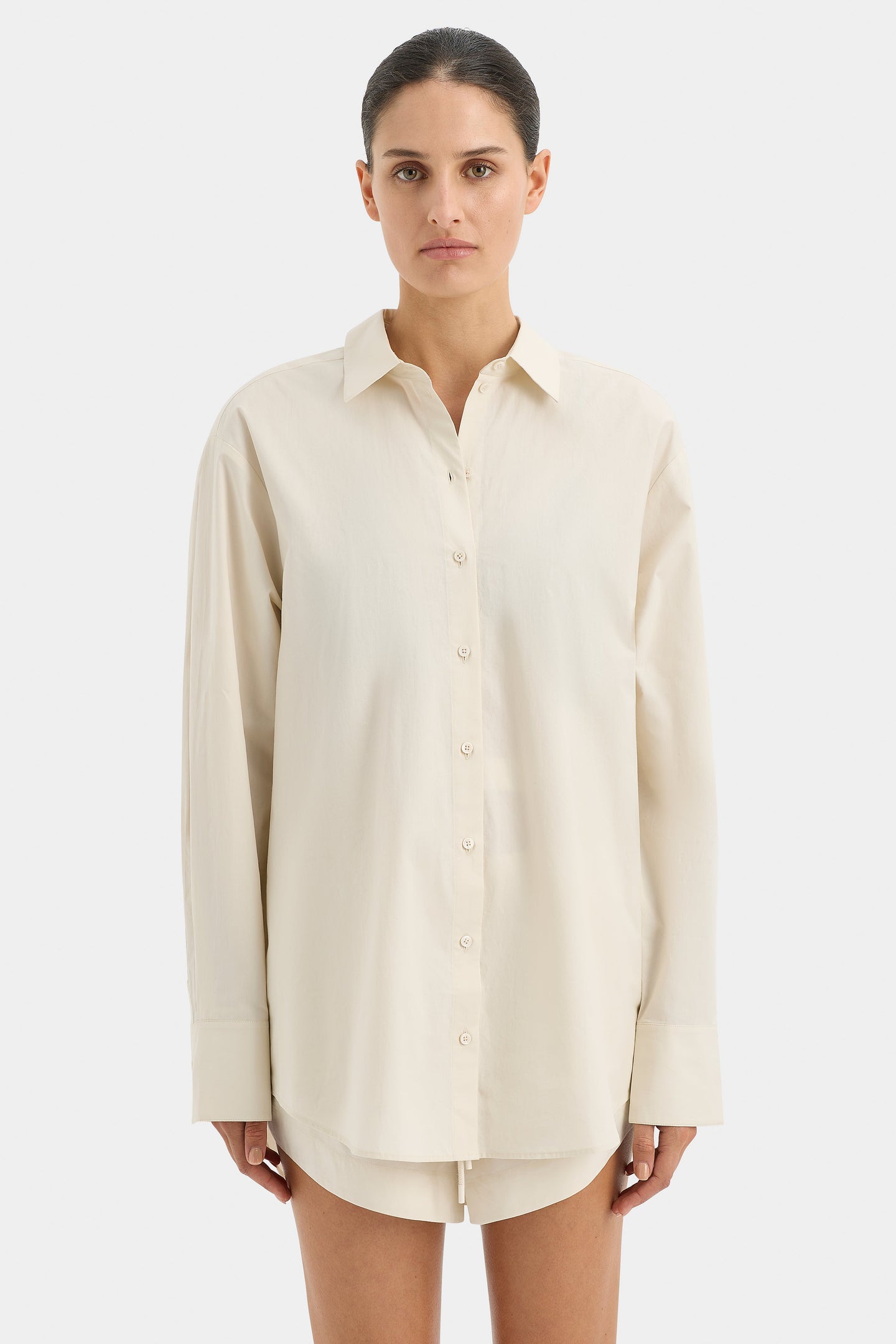 SIR the label Nouveaux Classic Shirt Ecru
