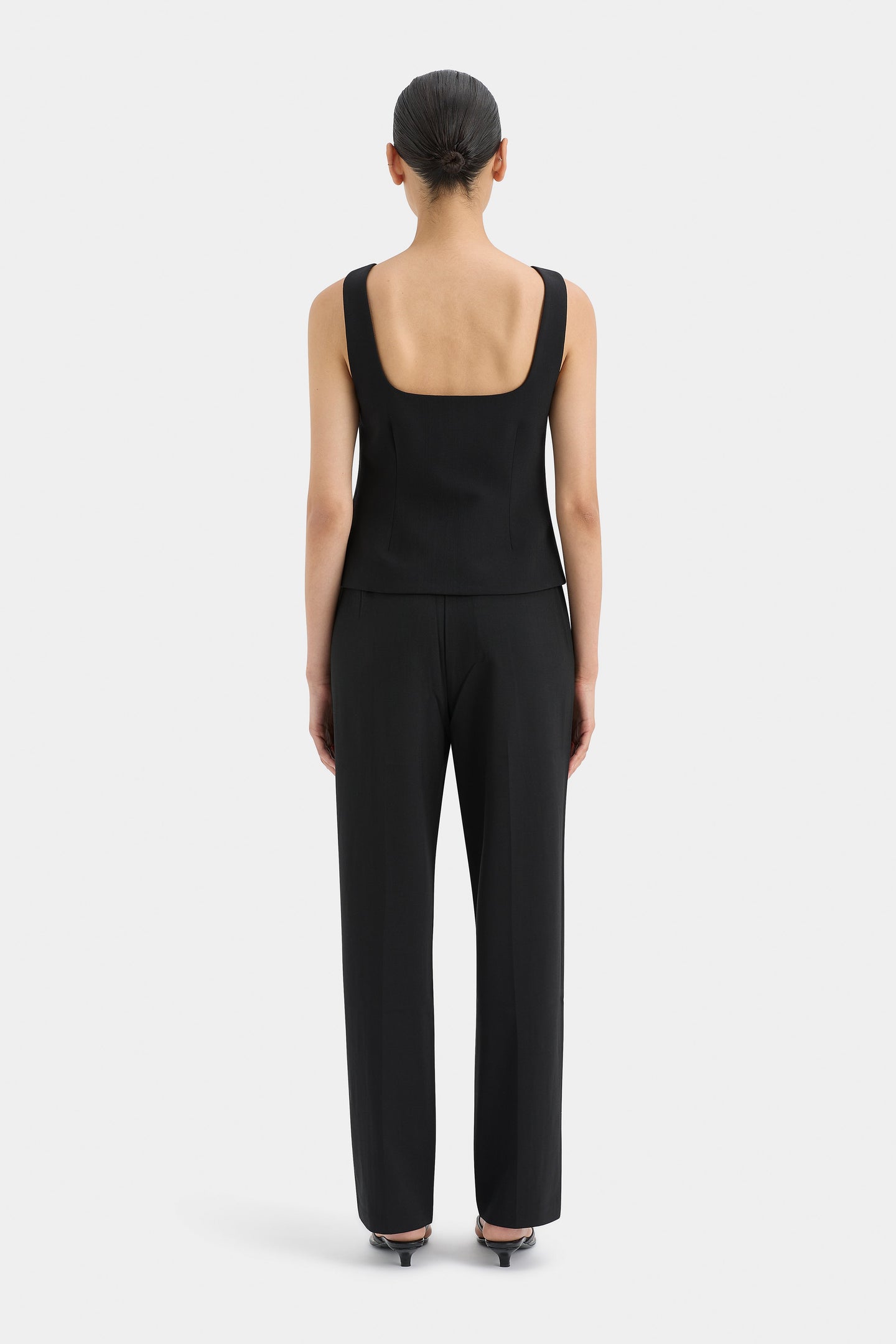 SIR the label Leni Button Down Bodice BLACK