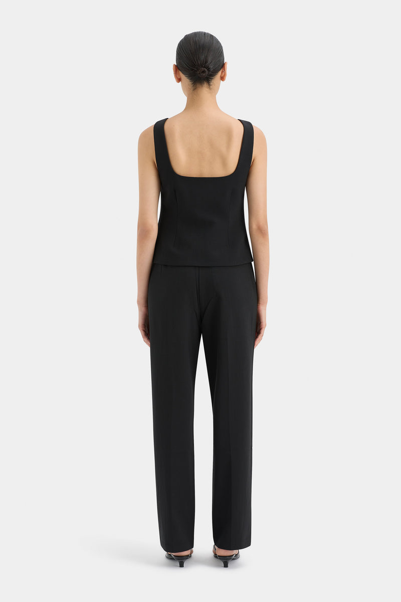 SIR the label Leni Button Down Bodice BLACK