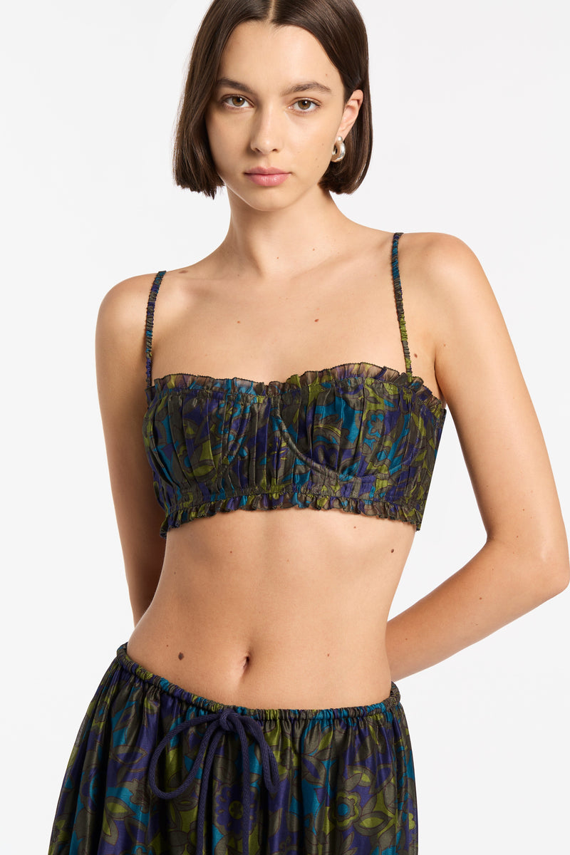 SIR the label Valerio Bustier Crop Jardin
