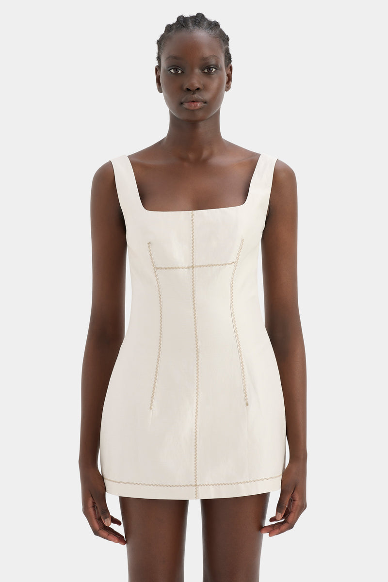SIR the label Emilia Corset Mini Dress NATURAL