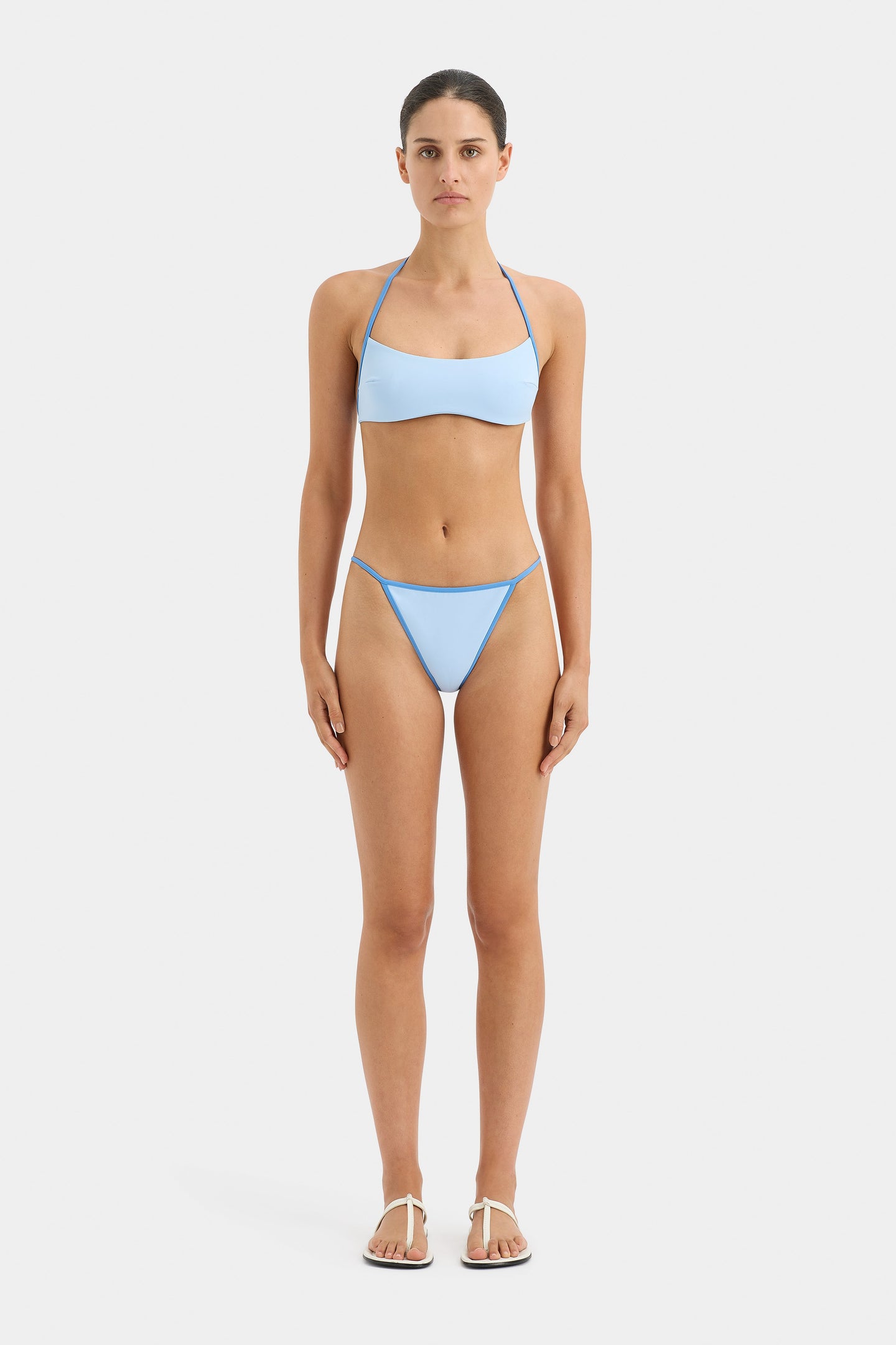 SIR the label Sol Halter Bandeau SKY BLUE