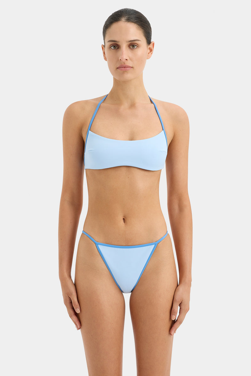 SIR the label Sol Halter Bandeau SKY BLUE