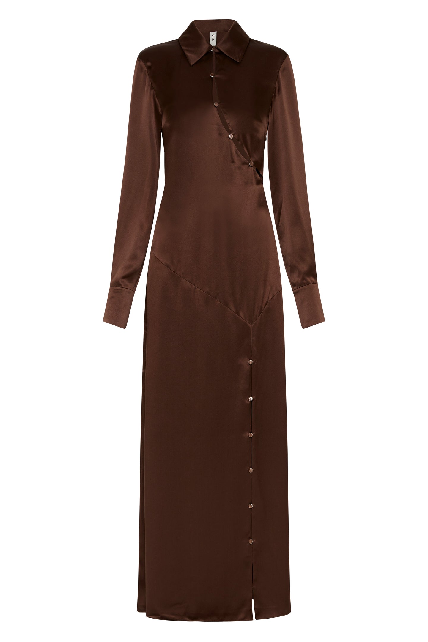 SIR the label Selita Shirt Dress CHOCOLATE