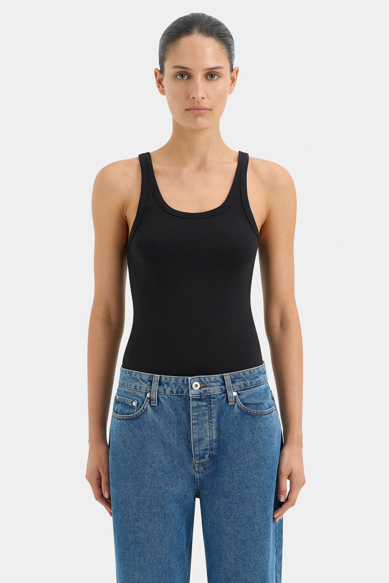 SIR the label Classic Scoop Tank BLACK