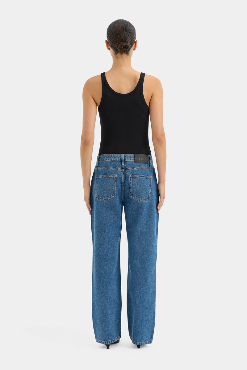 SIR the label Classic Scoop Tank BLACK