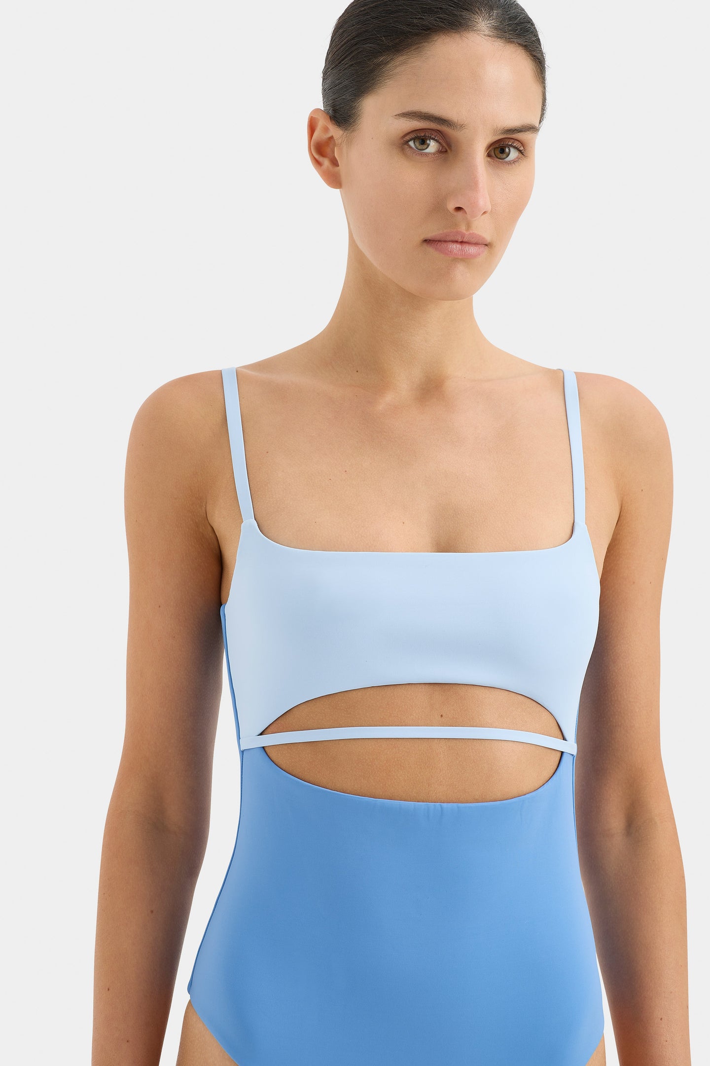 SIR the label Sol High Cut One Piece SKY BLUE