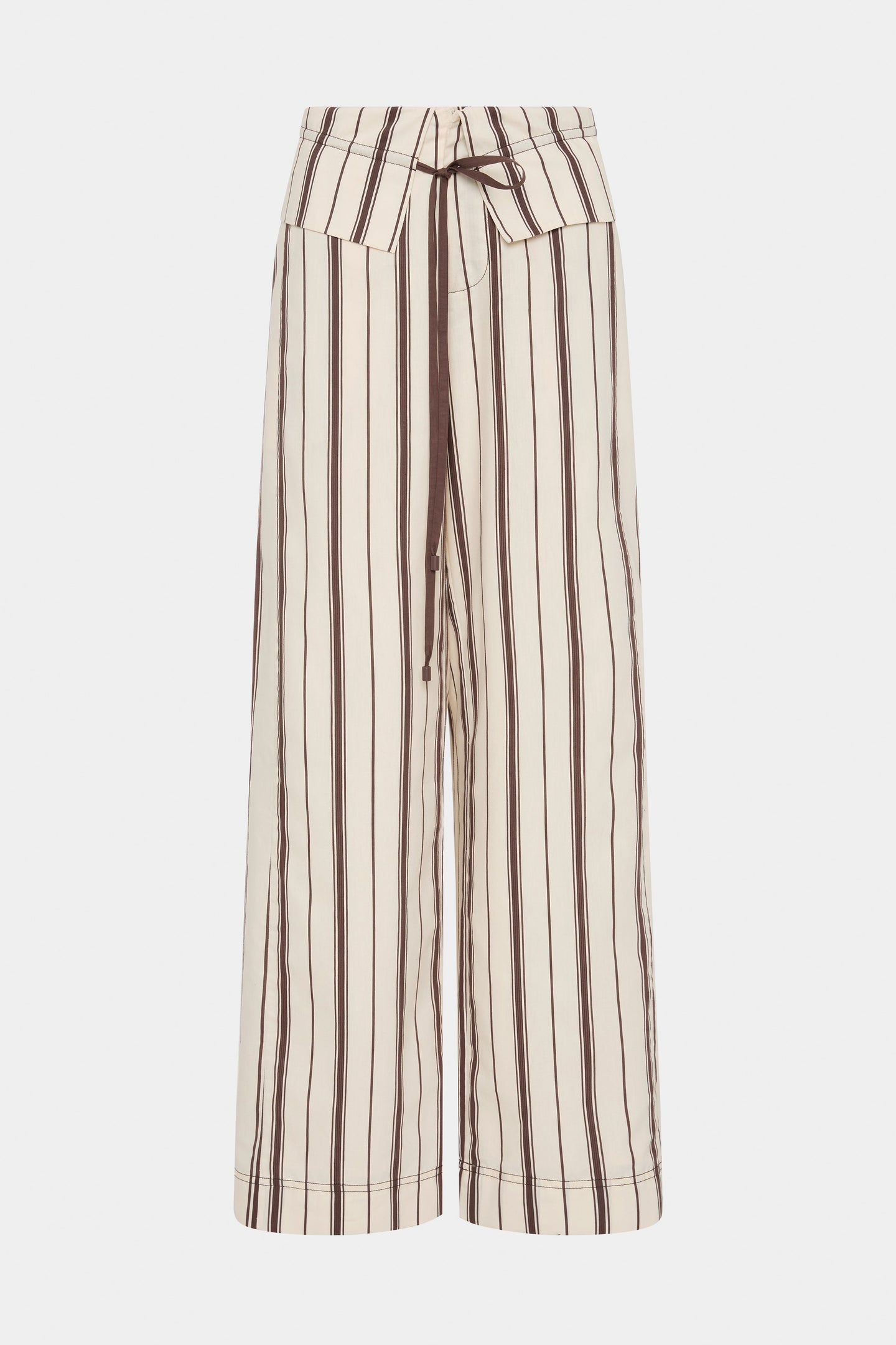 SIR the label Cannoli Folded Pant CHOCOLATE STRIPE