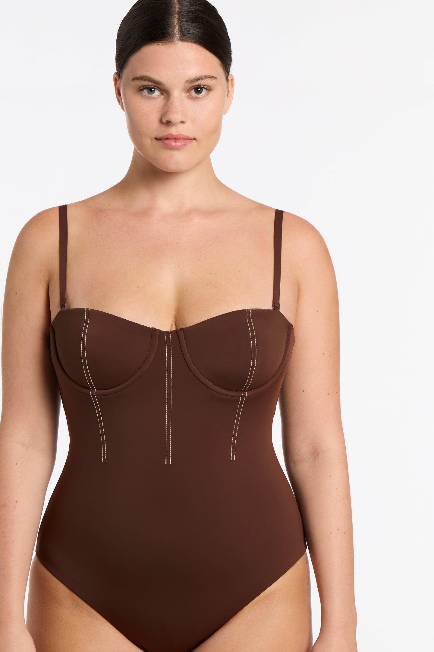 SIR the label Gio Corset One Piece CHOCOLATE