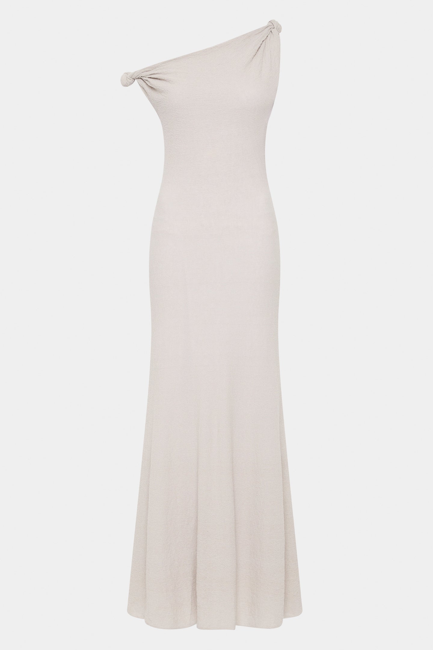 SIR the label Glow Twist Maxi Dress LIGHT GREY