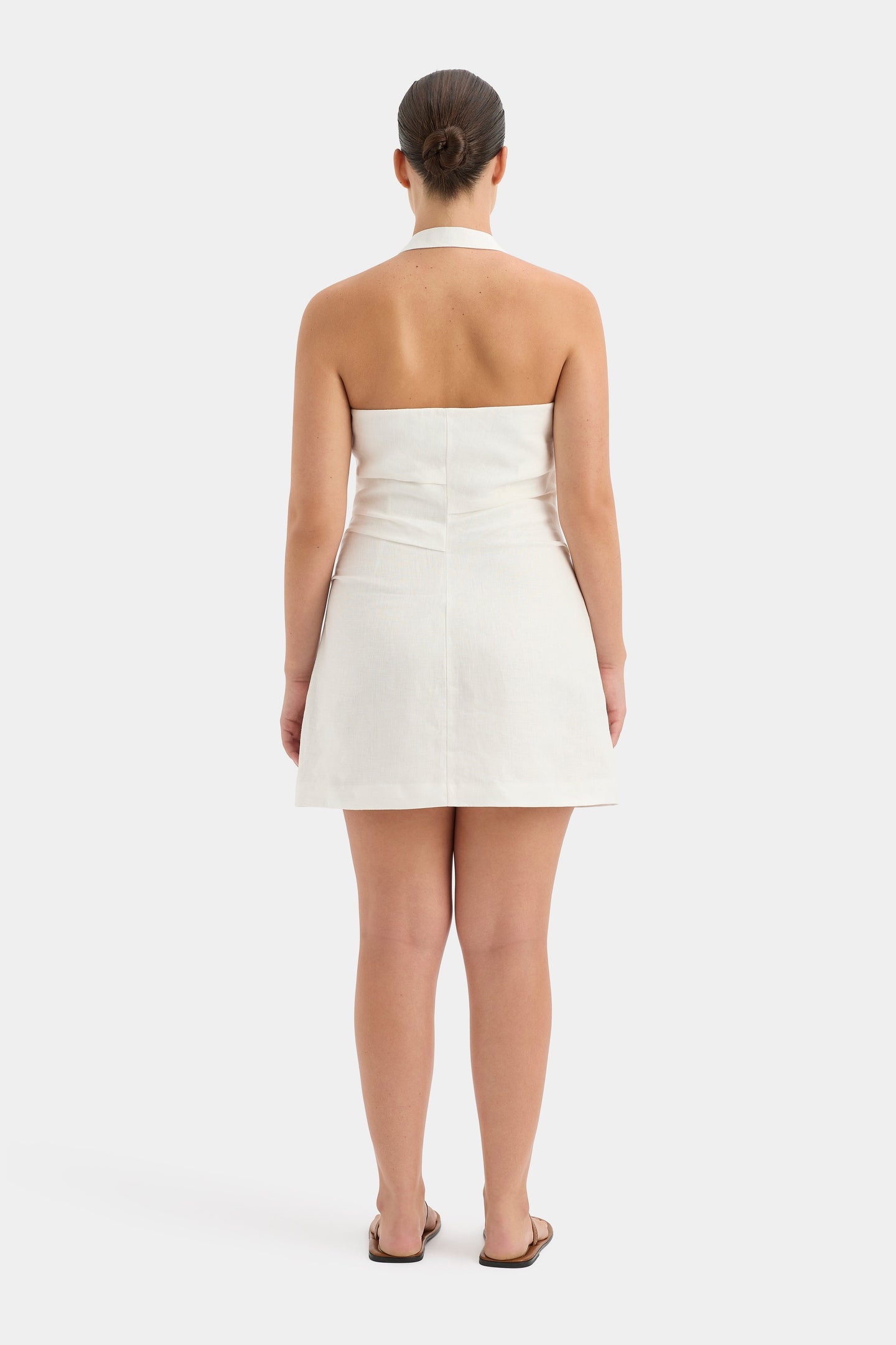 SIR the label Noemi Halter Mini Dress IVORY
