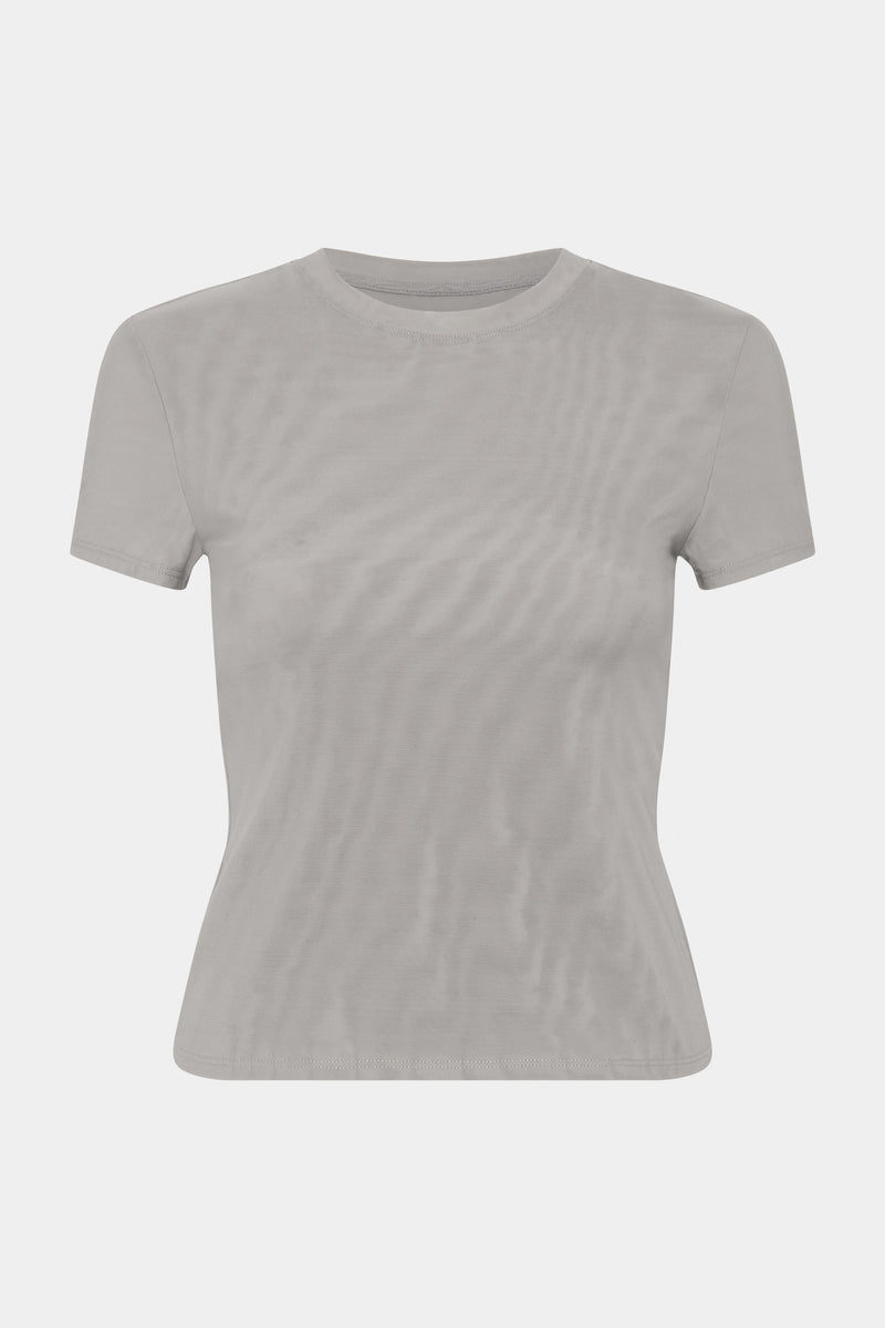 SIR the label Jacques Mesh Fitted Tee SLATE