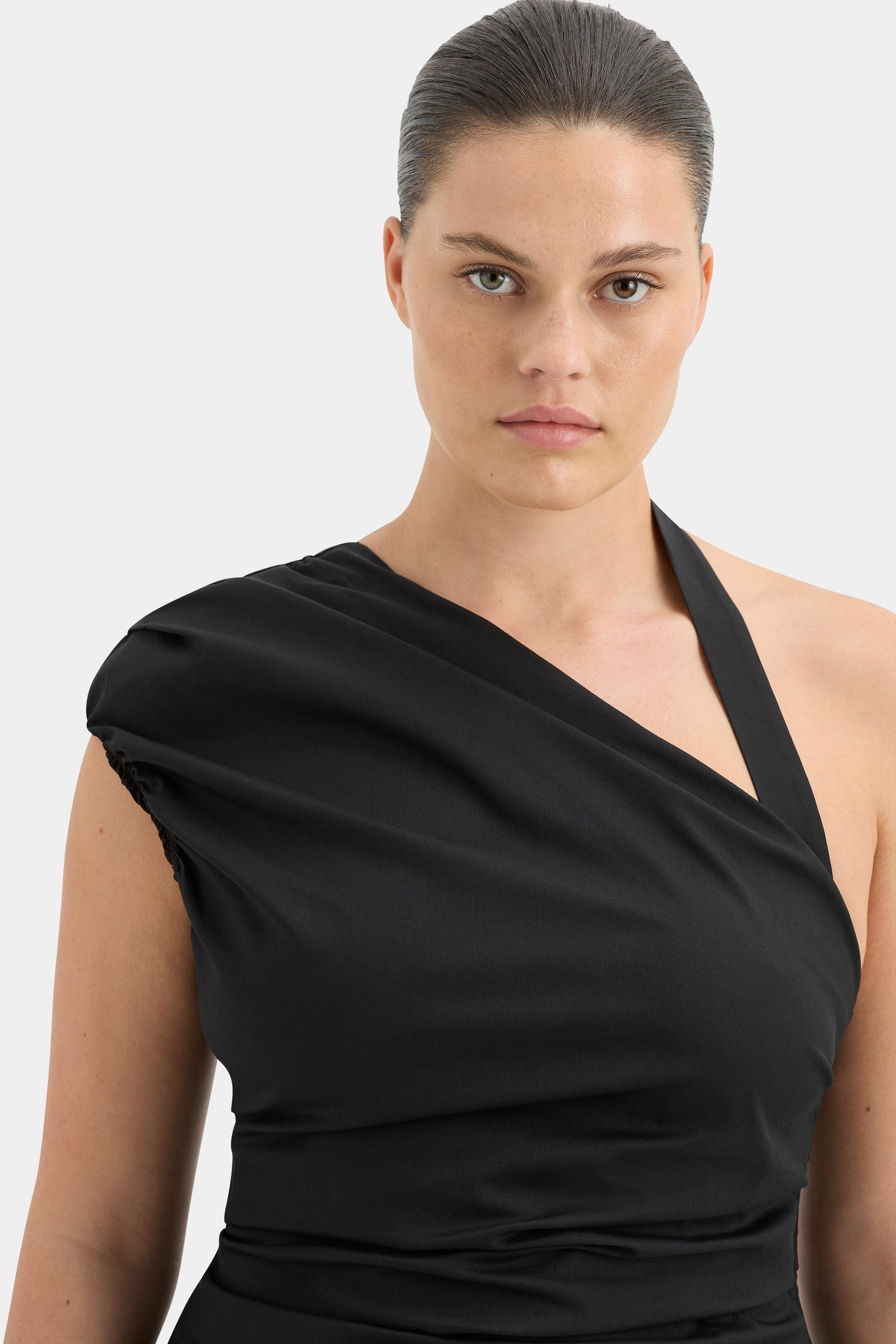 SIR the label Giacomo Gathered Gown Black