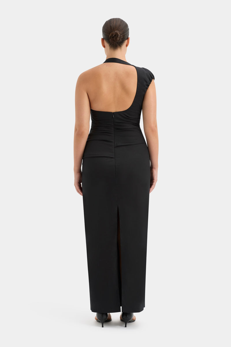 SIR the label Giacomo Gathered Gown Black