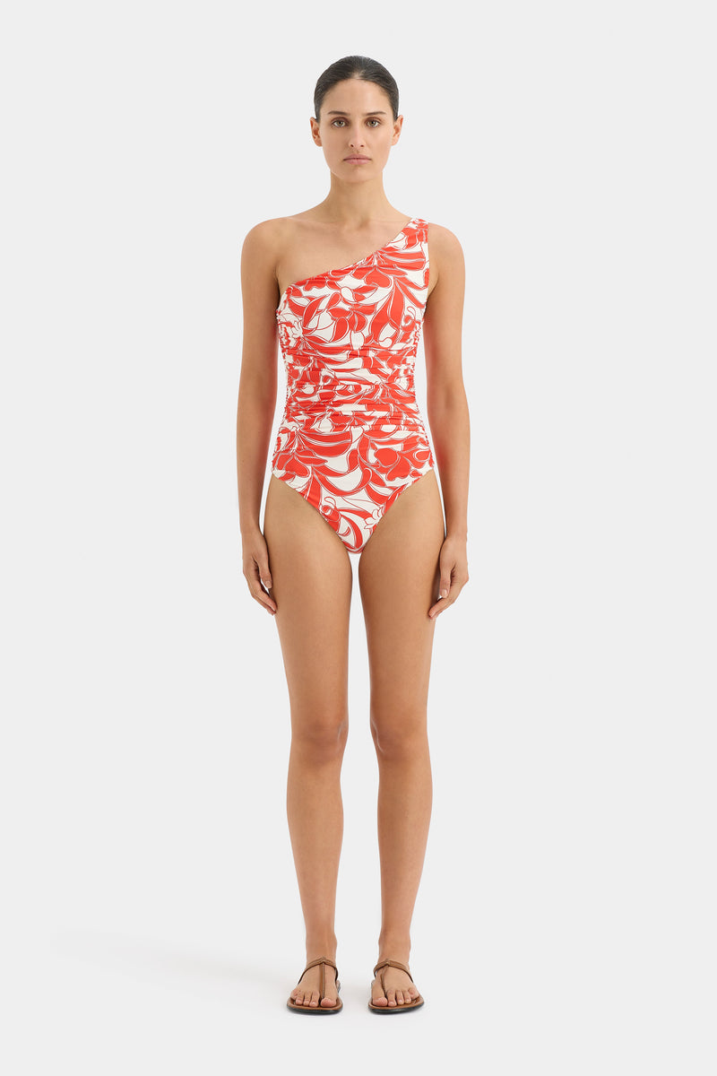 SIR the label Renata One Shoulder One Piece MARIPOSA LILY