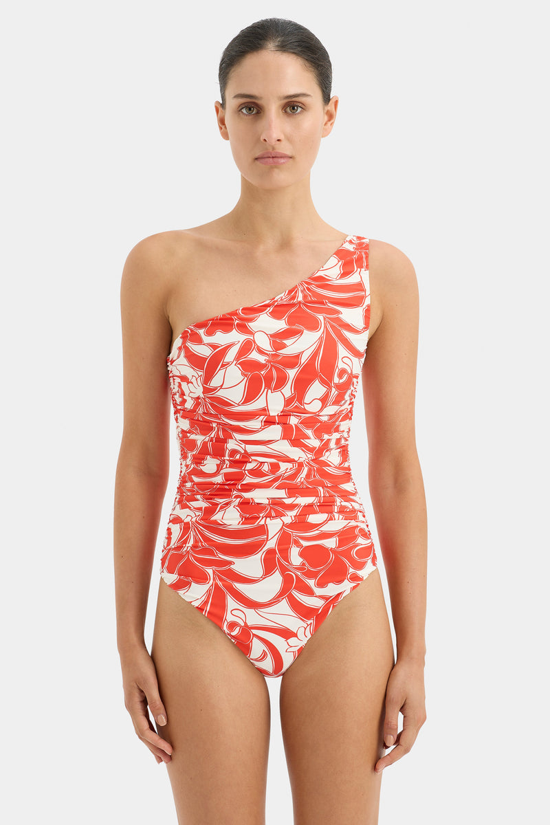 SIR the label Renata One Shoulder One Piece MARIPOSA LILY