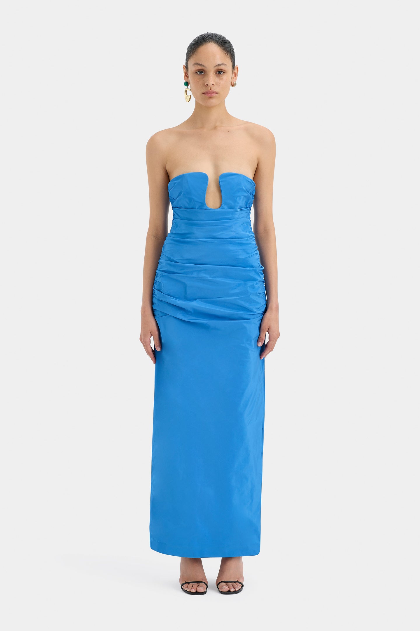 SIR the label Caris Gown Blue