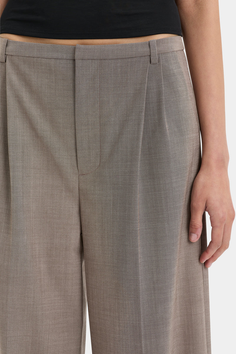 SIR the label Leonardo Tailored Trouser TAUPE