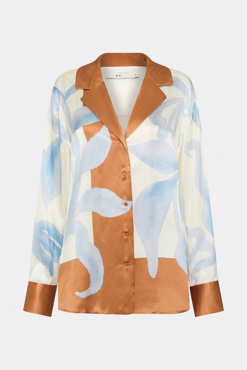 SIR the label Sorrento Shirt SCIARPA PRINT