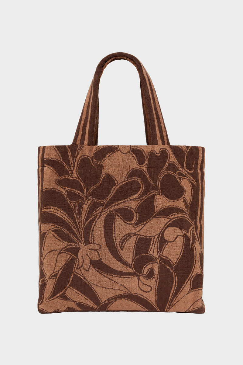 SIR the label Mar Terry Tote CHOCOLATE TERRY