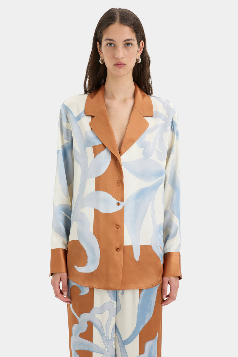 SIR the label Sorrento Shirt SCIARPA PRINT