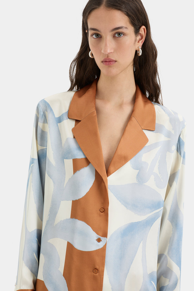 SIR the label Sorrento Shirt SCIARPA PRINT