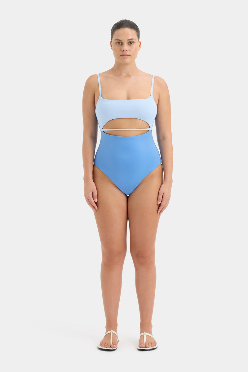 SIR the label Sol High Cut One Piece SKY BLUE