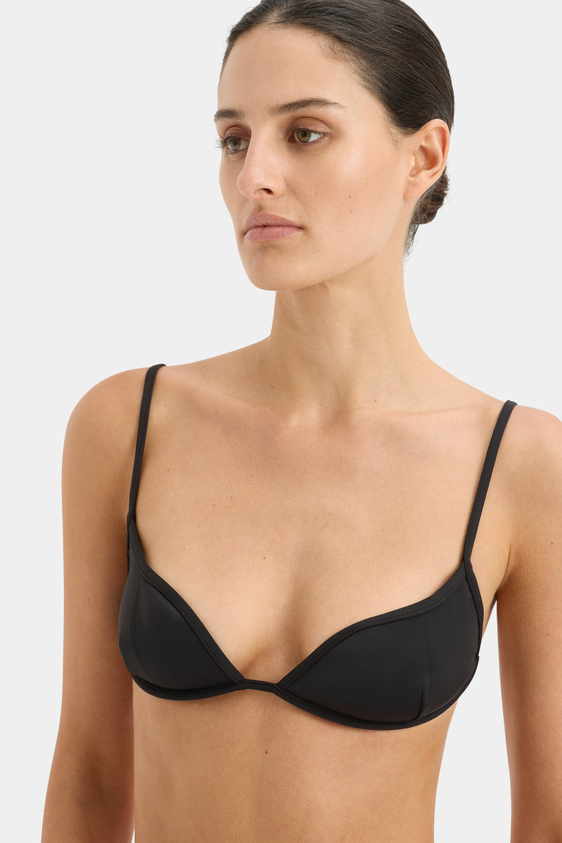 SIR the label Renata Shaped Balconette BLACK