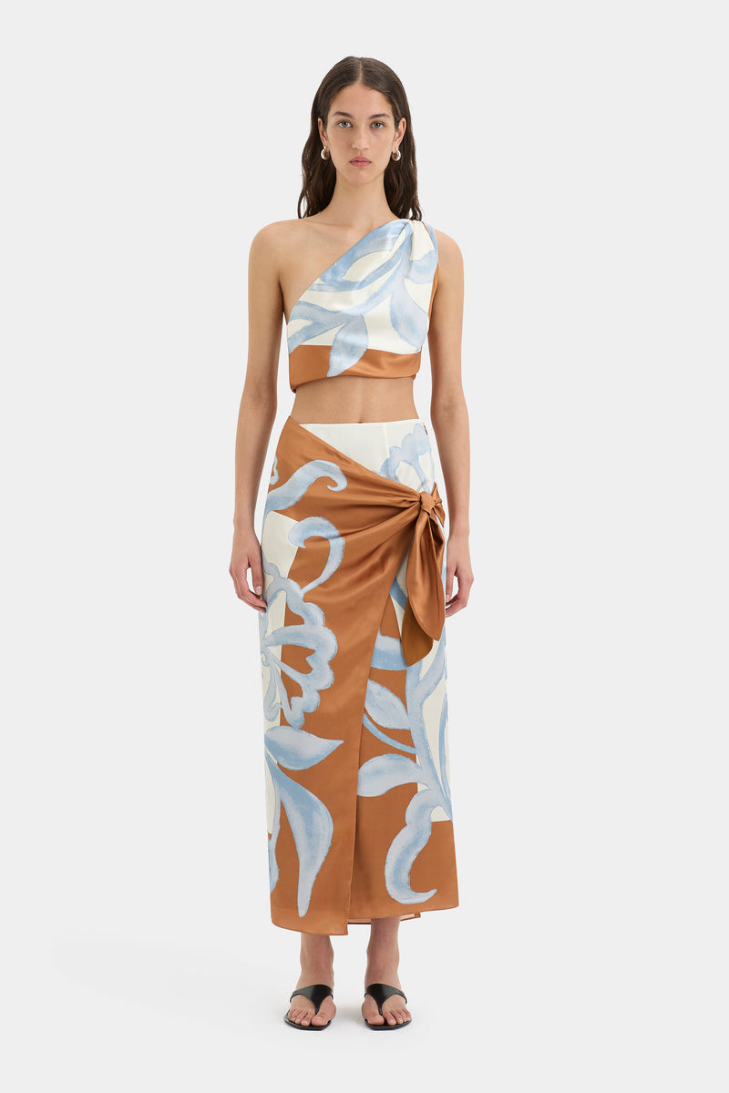 SIR the label Sorrento Wrap Skirt SCIARPA PRINT