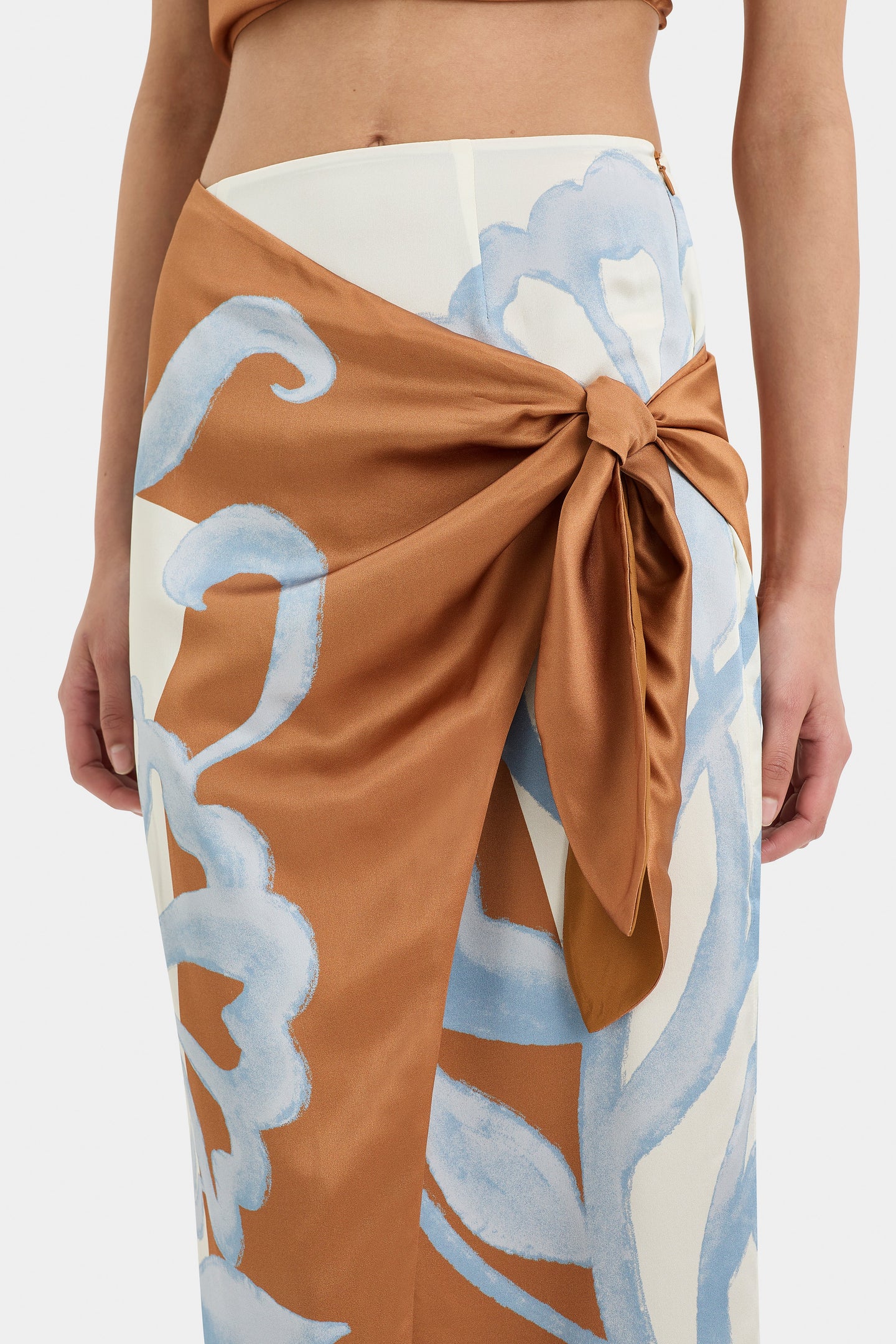 SIR the label Sorrento Wrap Skirt SCIARPA PRINT
