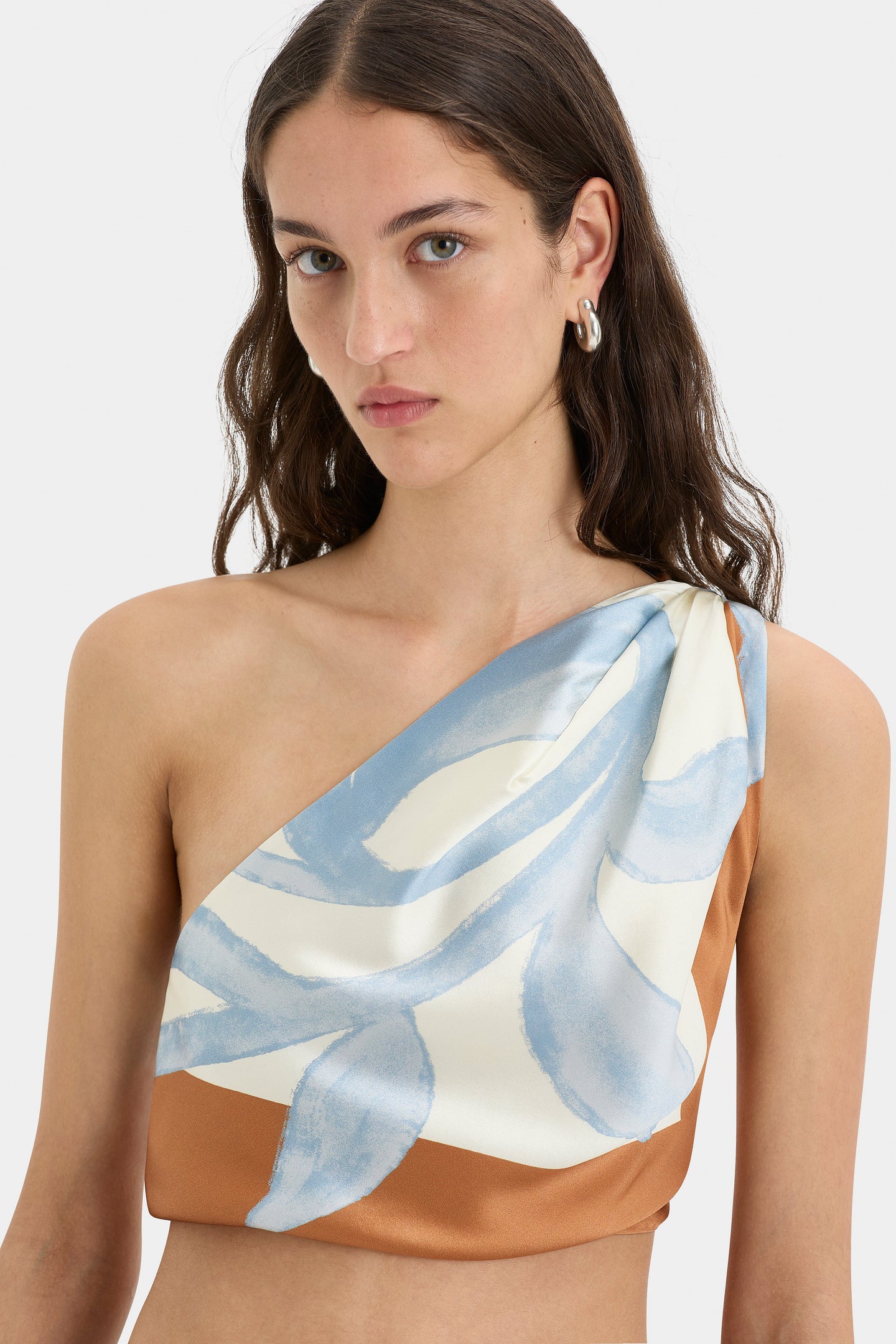 SIR the label Sorrento Scarf Top SCIARPA PRINT
