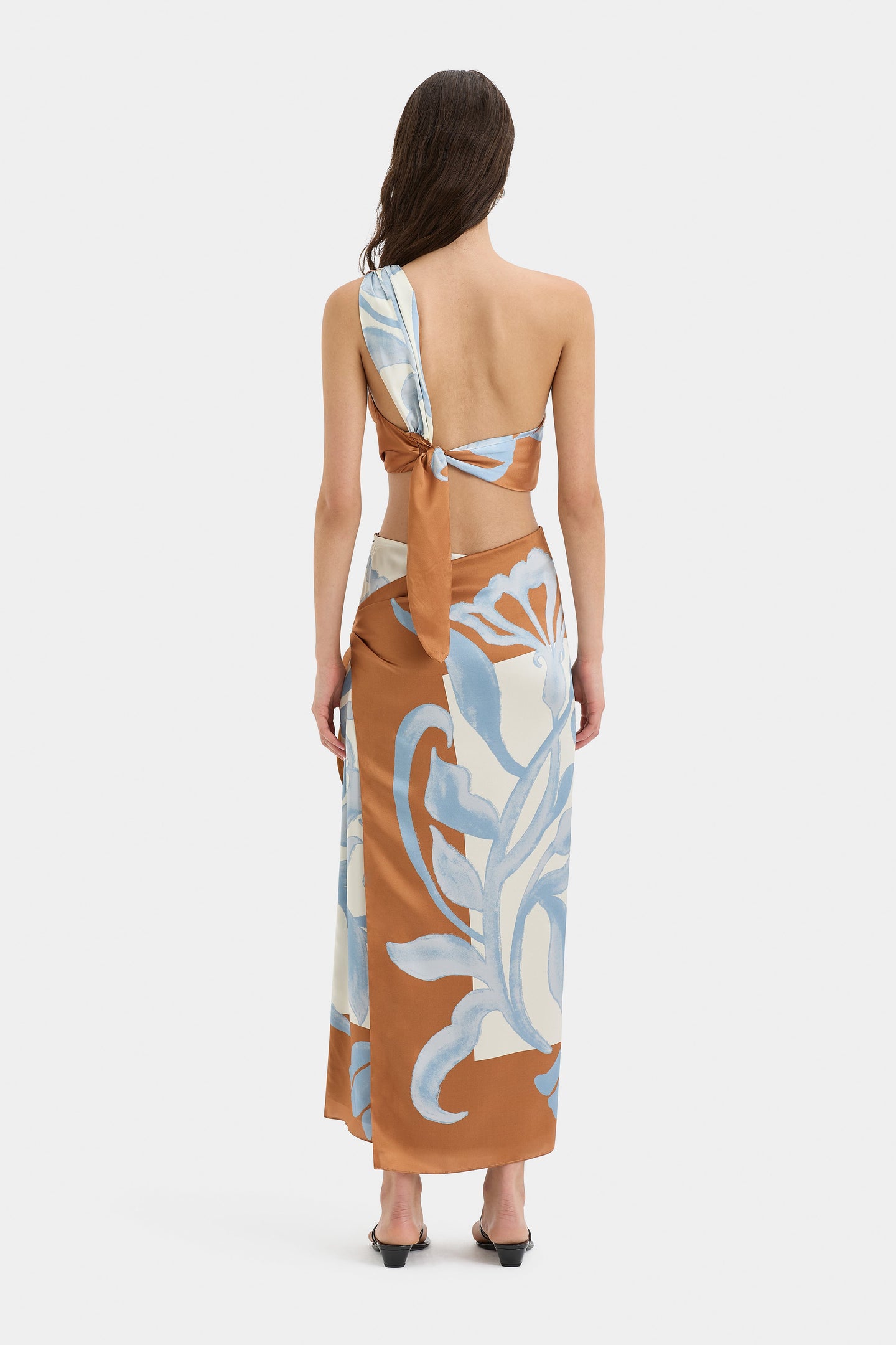 SIR the label Sorrento Scarf Top SCIARPA PRINT