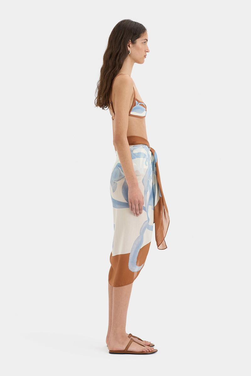 SIR the label Palermo Sarong SCIARPA PRINT