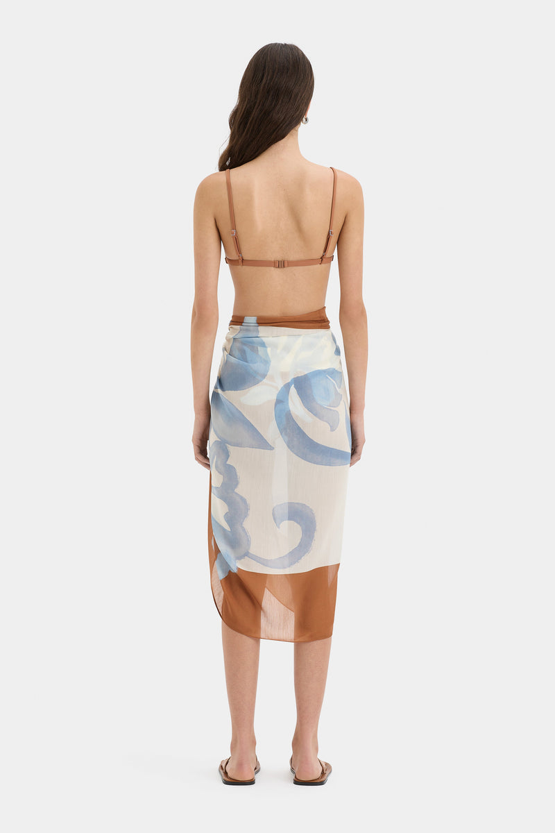 SIR the label Palermo Sarong SCIARPA PRINT