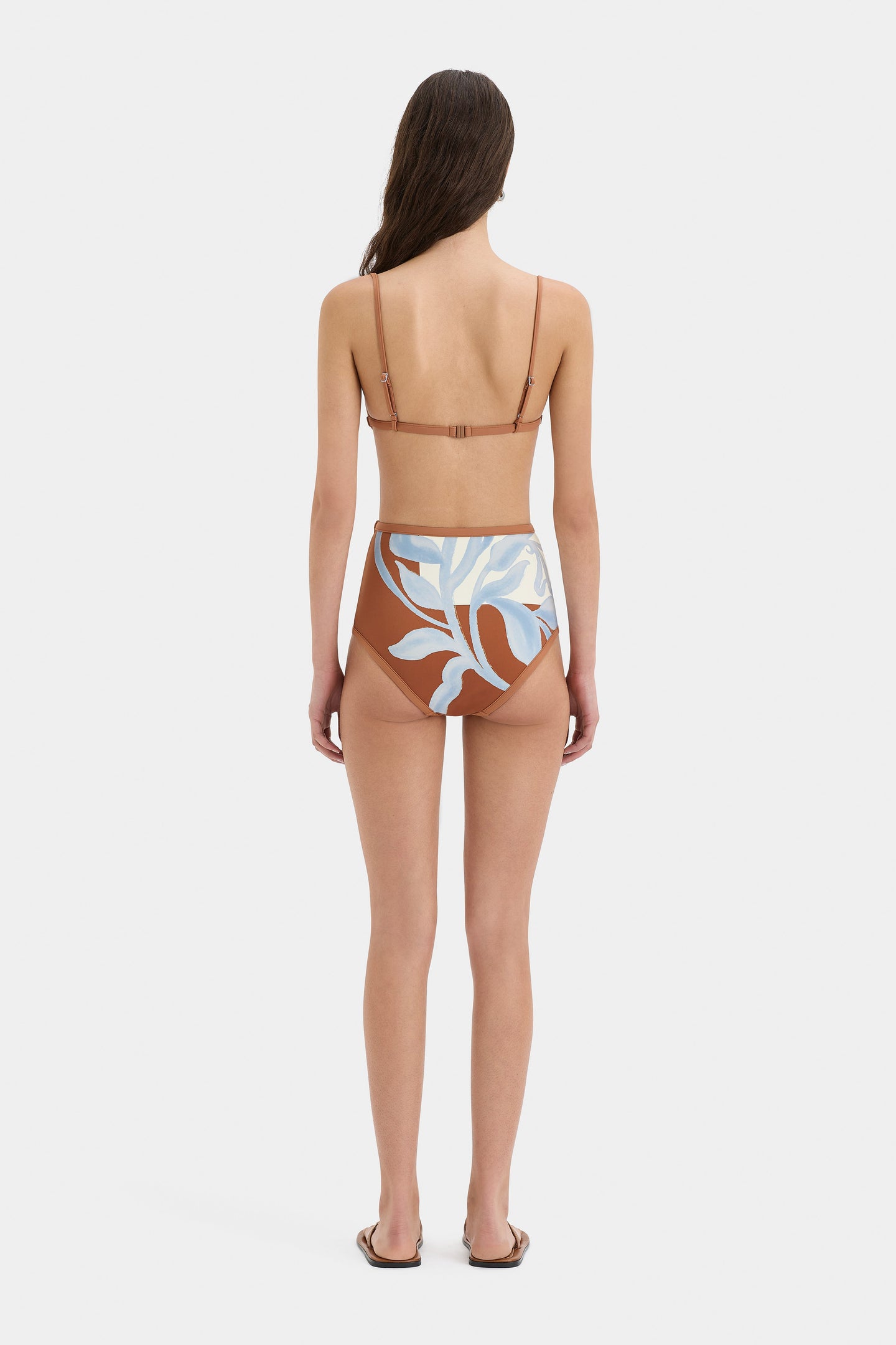 SIR the label Palermo Shaped Balconette SCIARPA PRINT