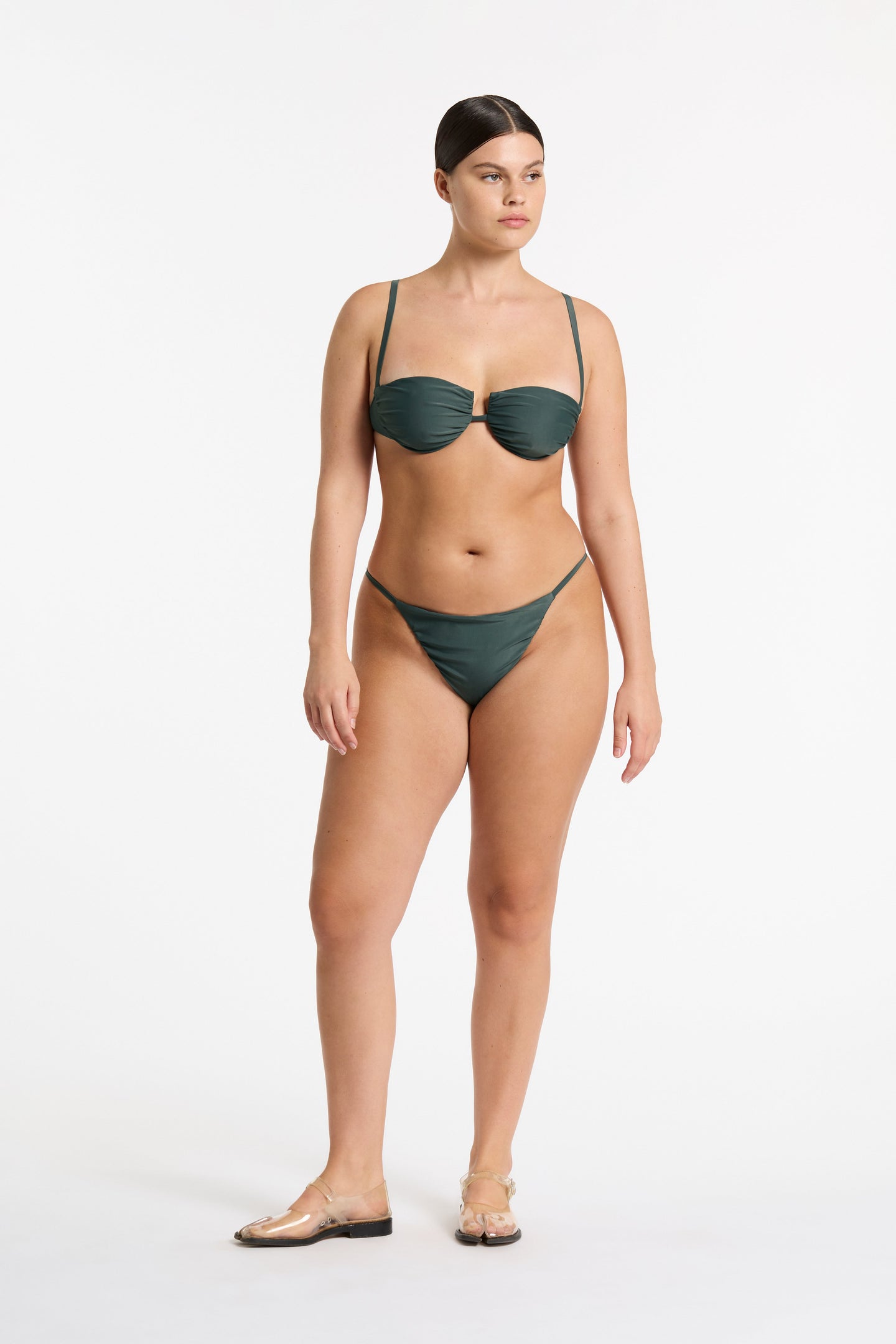 SIR the label Maxime Gathered Bikini Brief Petrol