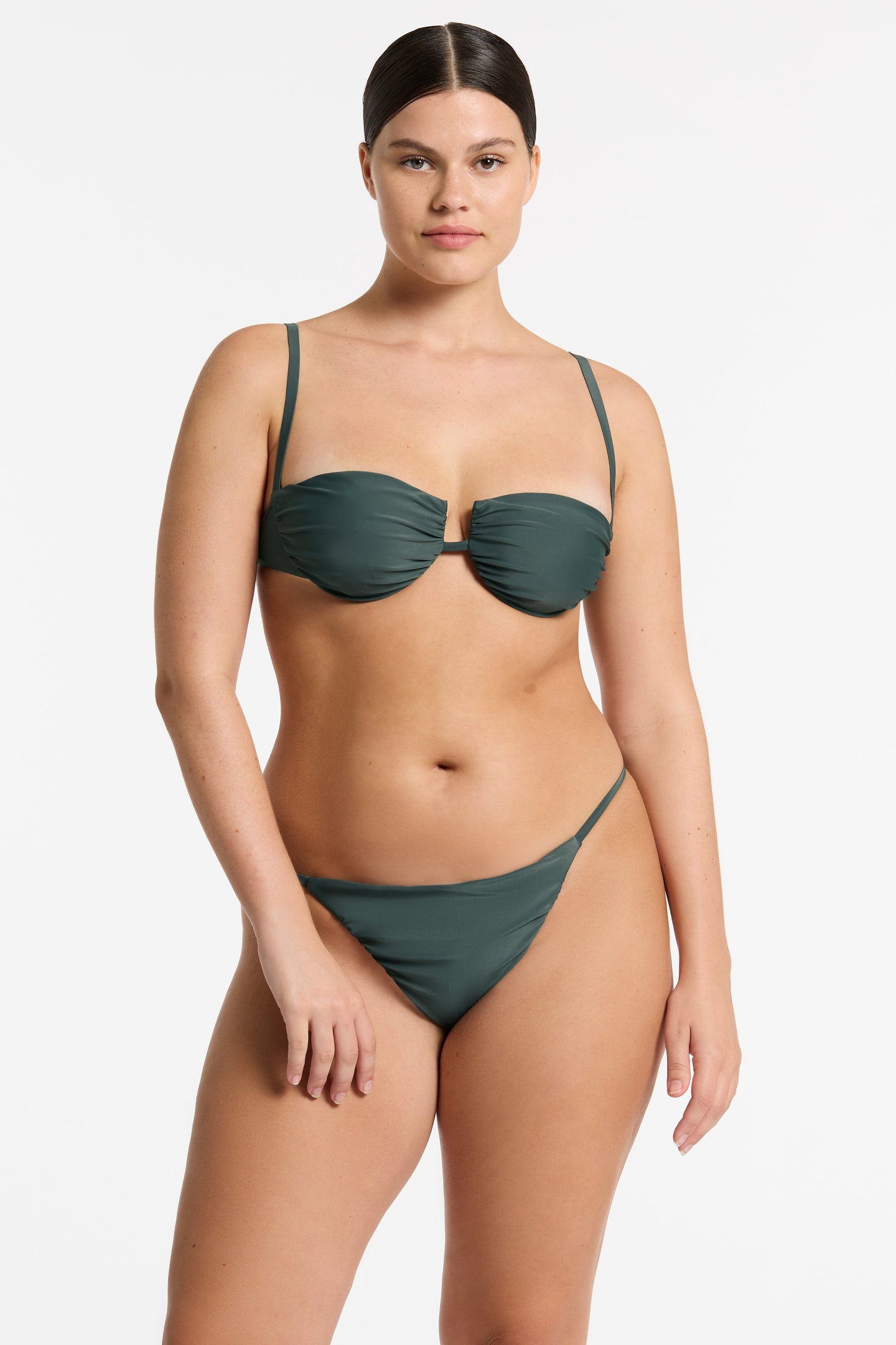 SIR the label Maxime Gathered Bikini Brief Petrol