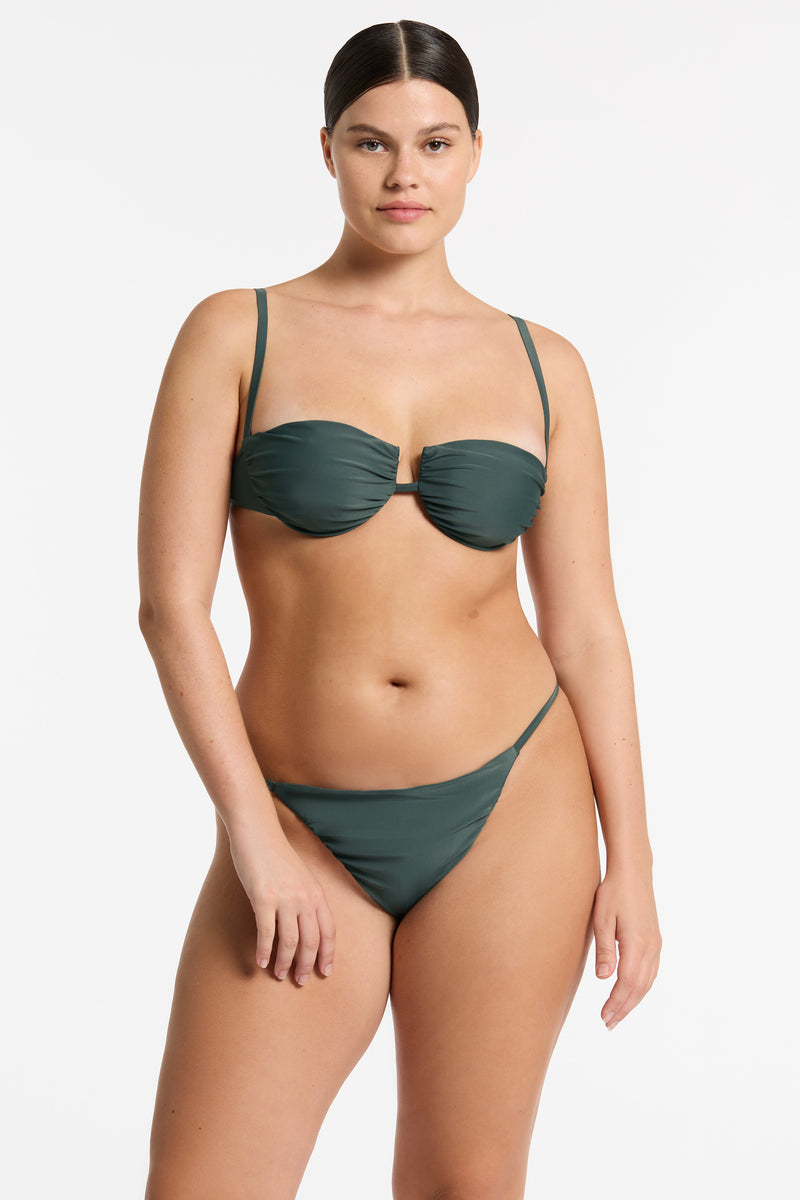 SIR the label Maxime Gathered Bikini Brief Petrol