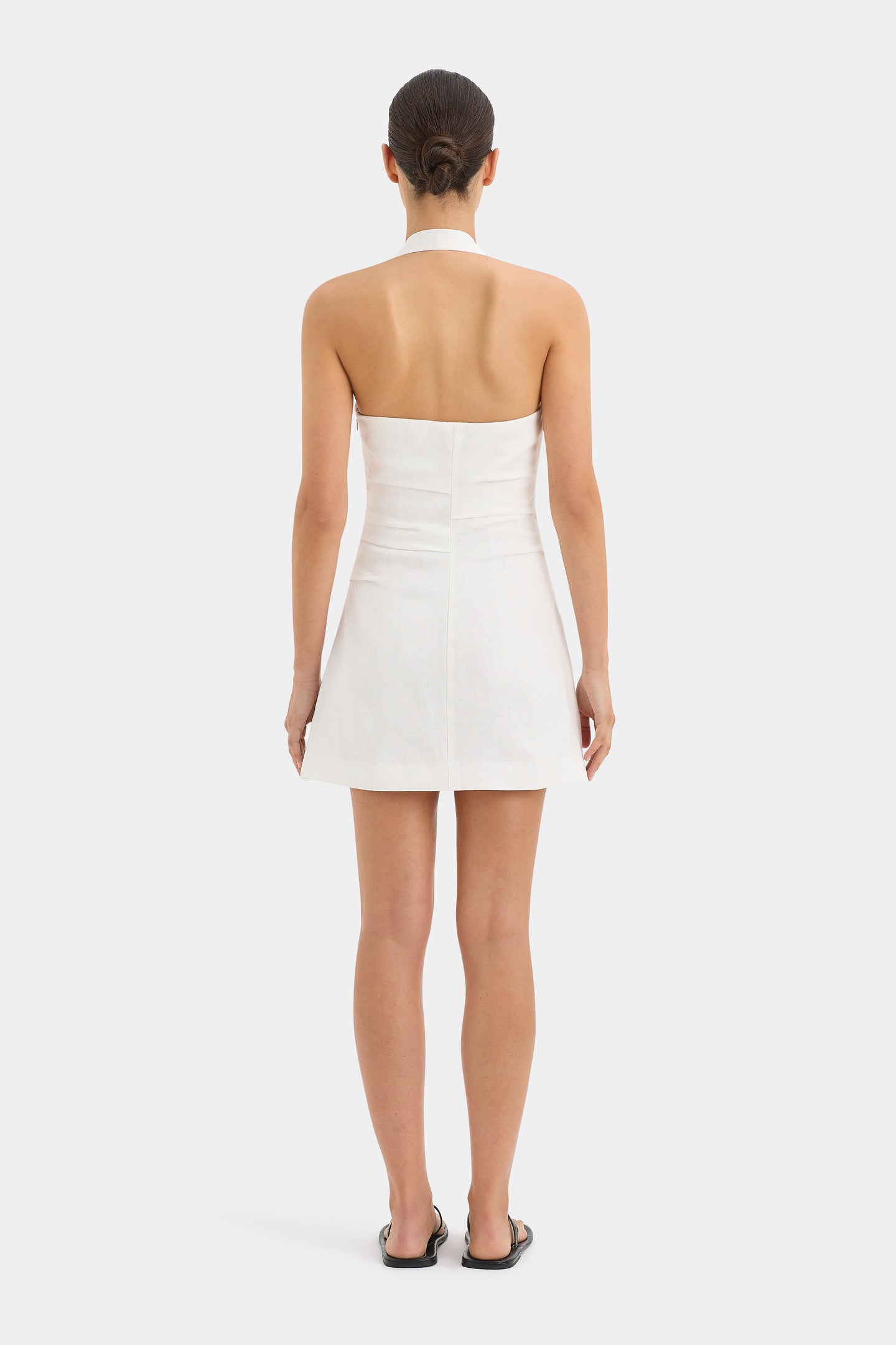 SIR the label Noemi Halter Mini Dress IVORY