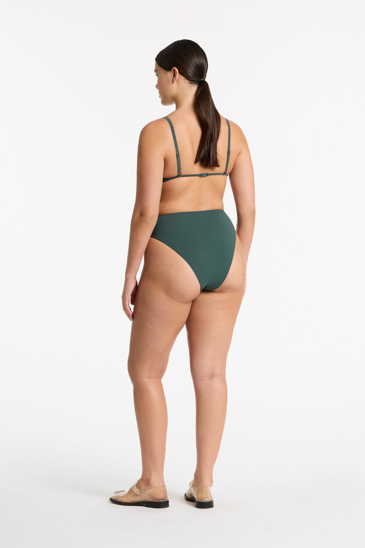 SIR the label Maxime Gathered Balconette Petrol