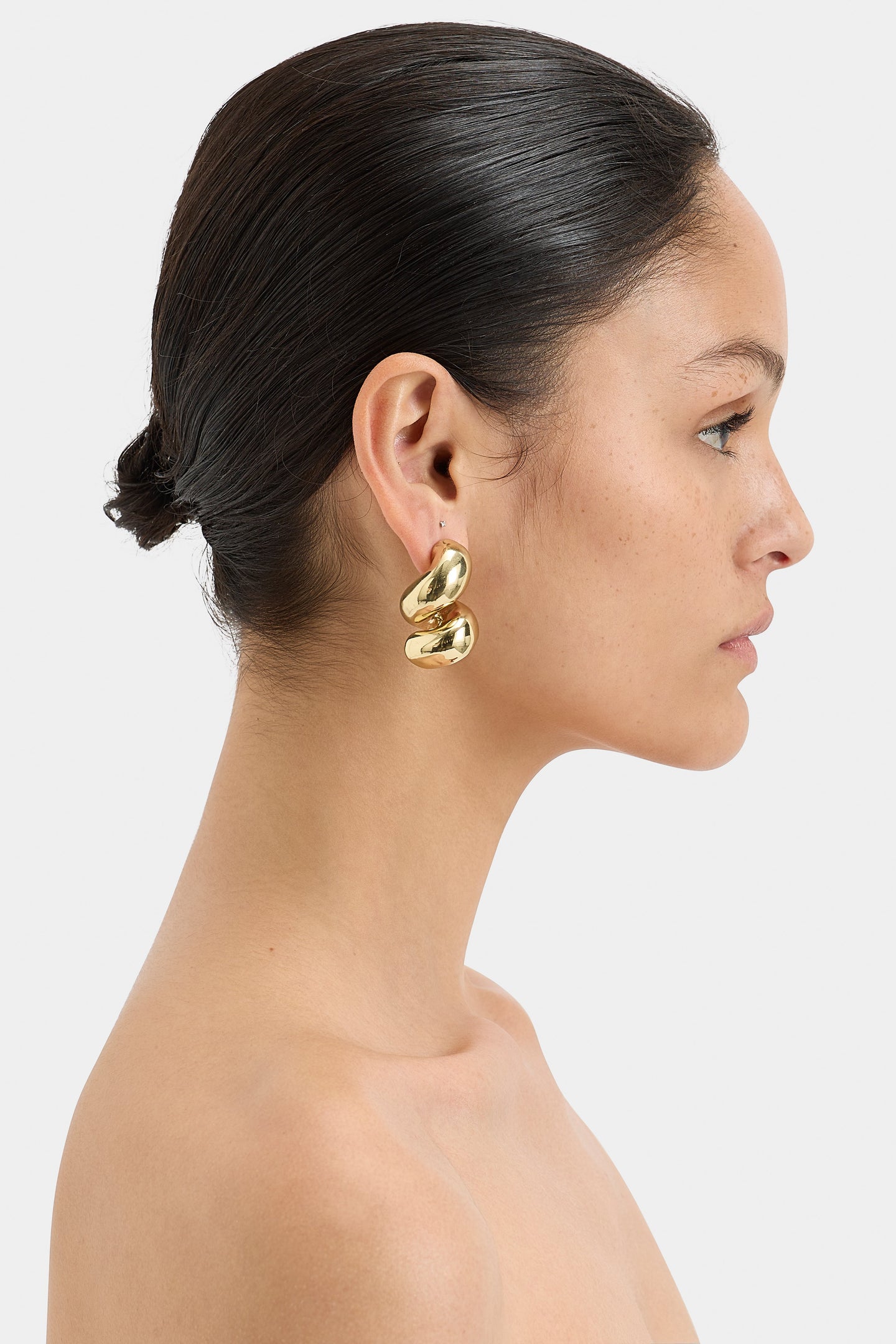 SIR the label Flashback Twist Earring GOLD