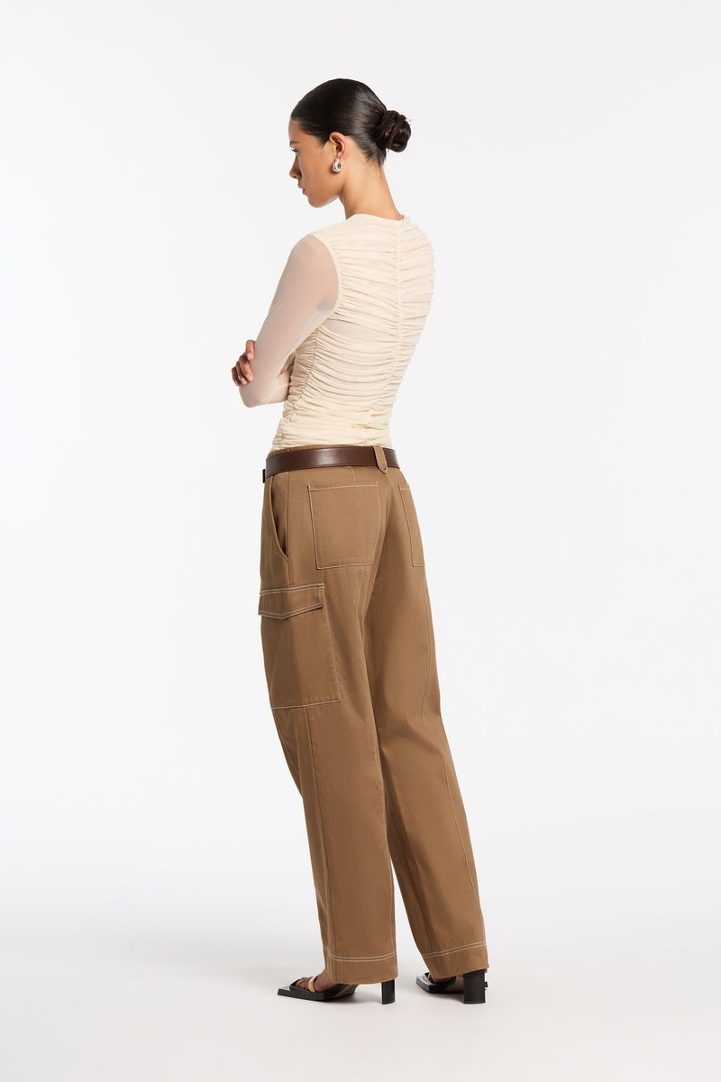 SIR the label Bourdelle Utility Pant Biscuit