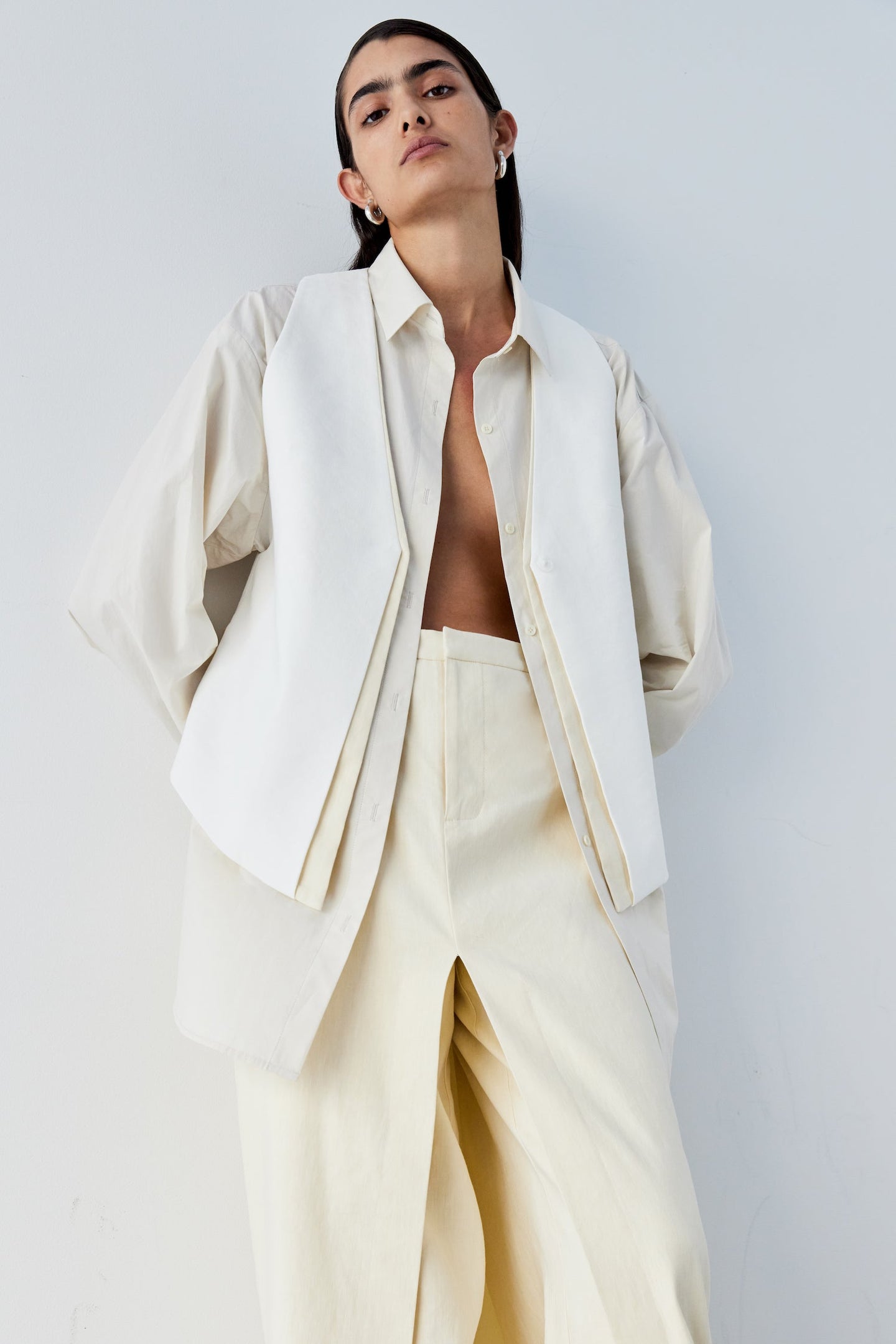 SIR the label Dune Vest CREAM