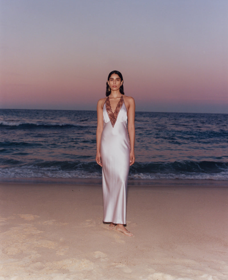 SIR the label Aries Halter Gown LILAC